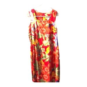 Melissa Lawrence Hawaiian Print Dress Size 8